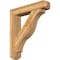 Ekena Millwork Funston Craftsman Rough Sawn Bracket w/ Offset Brace, Western Red Cedar, 8"W x 40"D x 44"H BKT0806X40X44FST04RWR - alternate 1